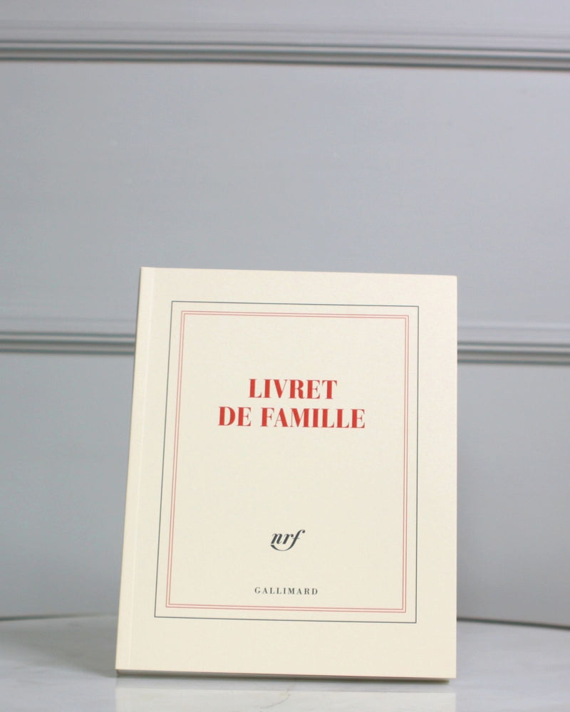 Cuaderno "Livret de famille" - para escribir