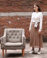Falda beige de Saint James - para Ella