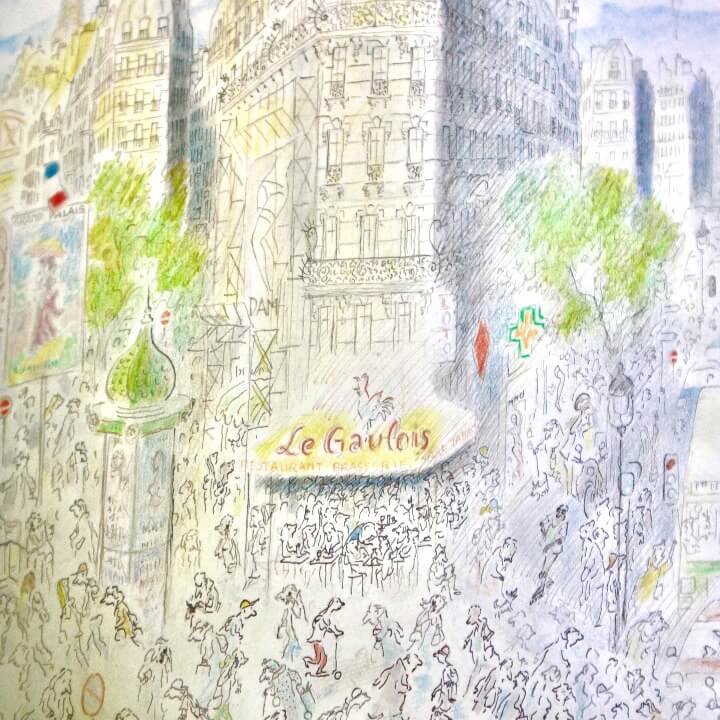 Libro de dibujos de Sempé "Un peu de Paris" - para viajar