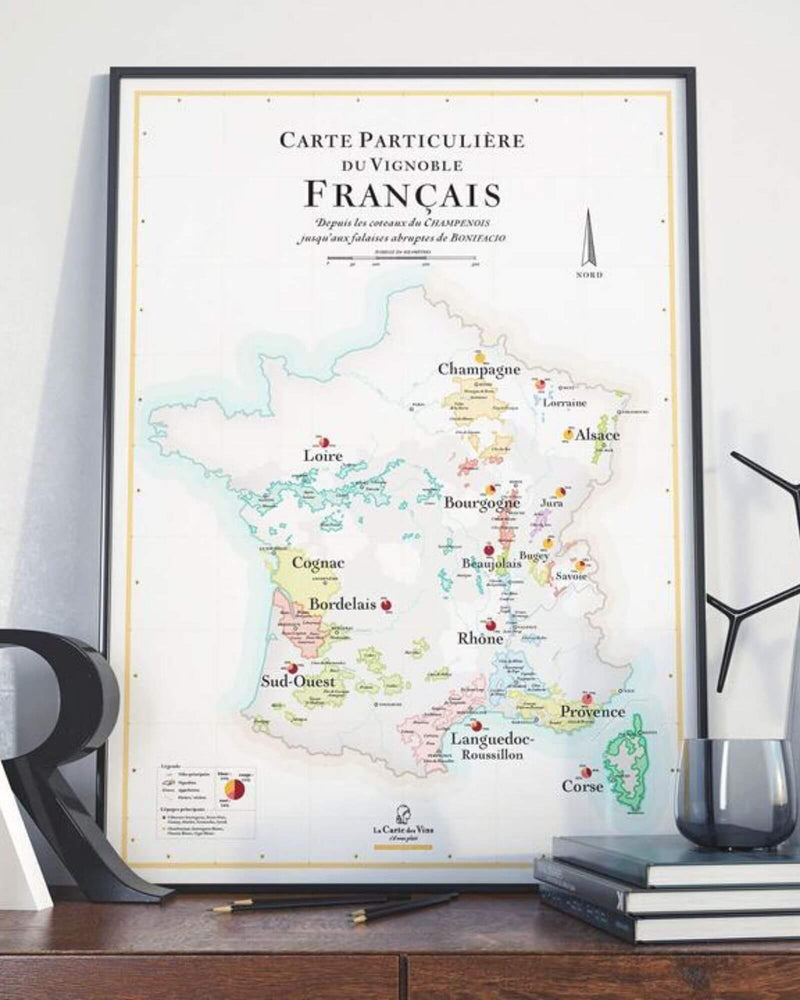 Póster "Les vins de France"