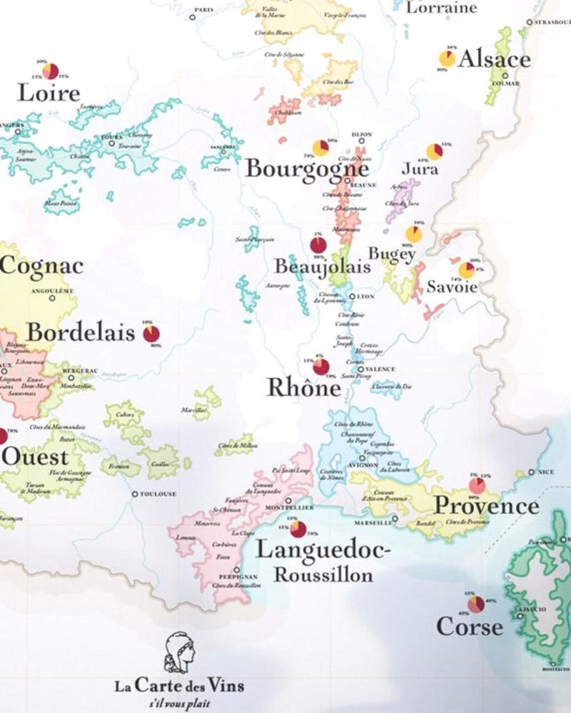 Póster "Les vins de France"