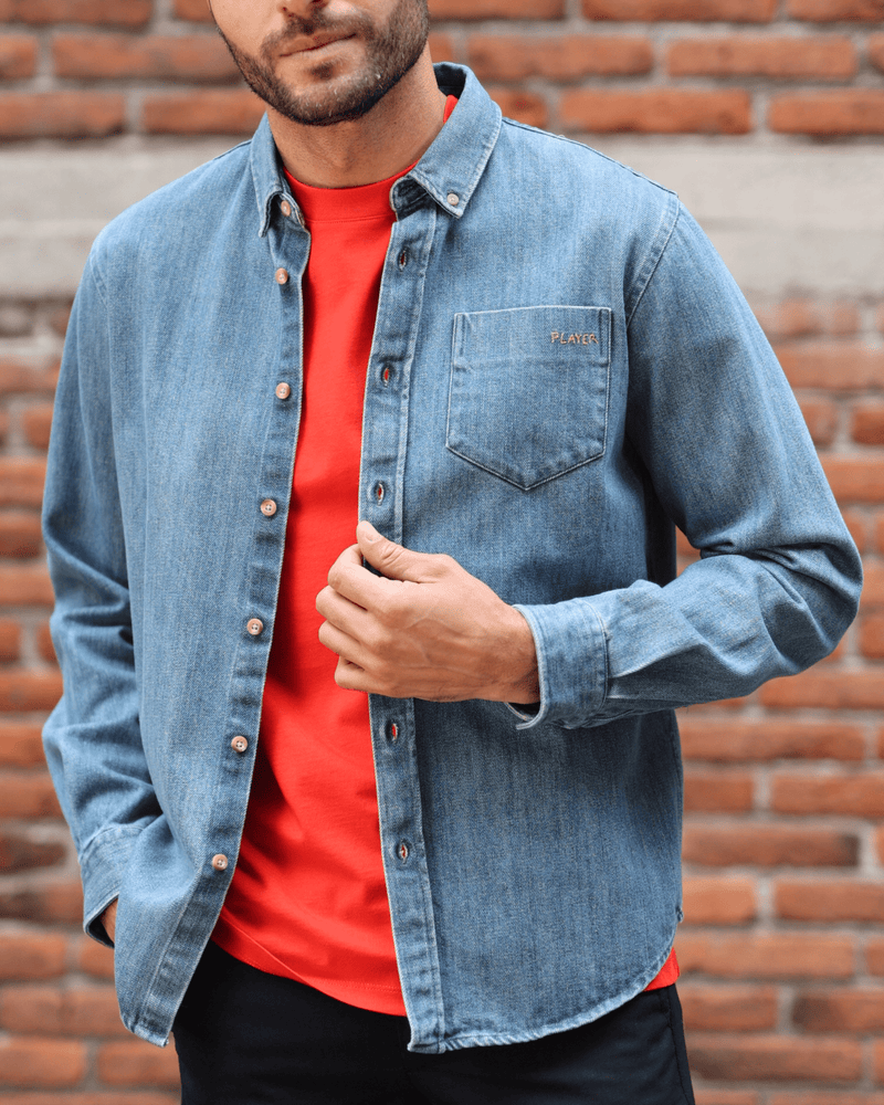 Camisa con bordado "Player" de Maison Labiche - para Él