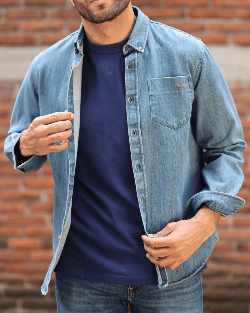 Camisa con bordado "Player" de Maison Labiche - para Él
