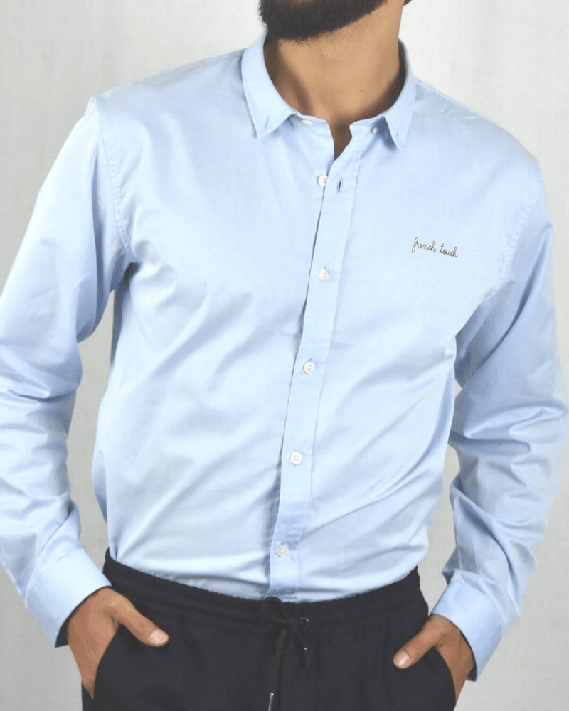 Camisa con bordado "French Touch" de Maison Labiche - para Él