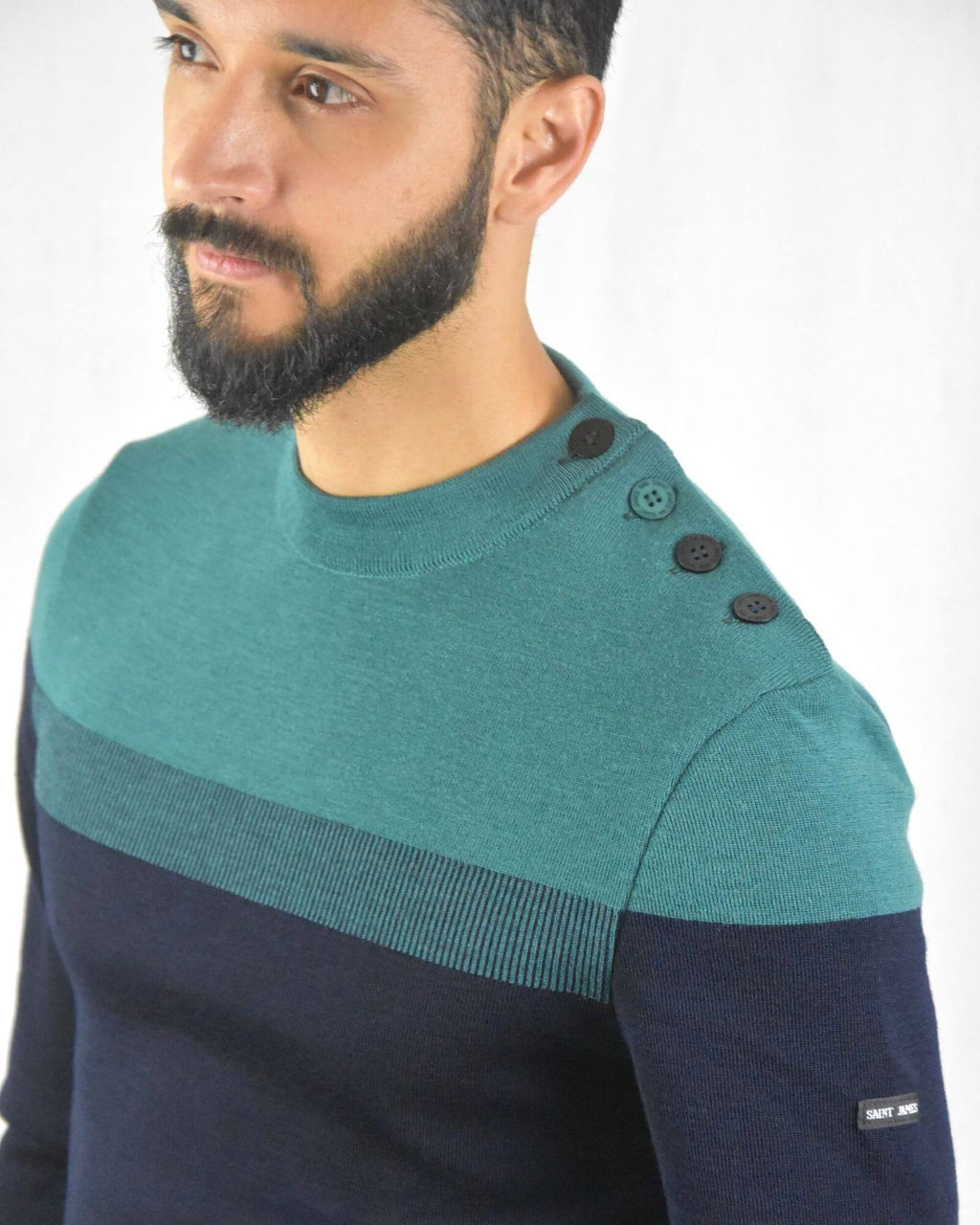 Suéter con rayas color bloc de Saint James - para Él
