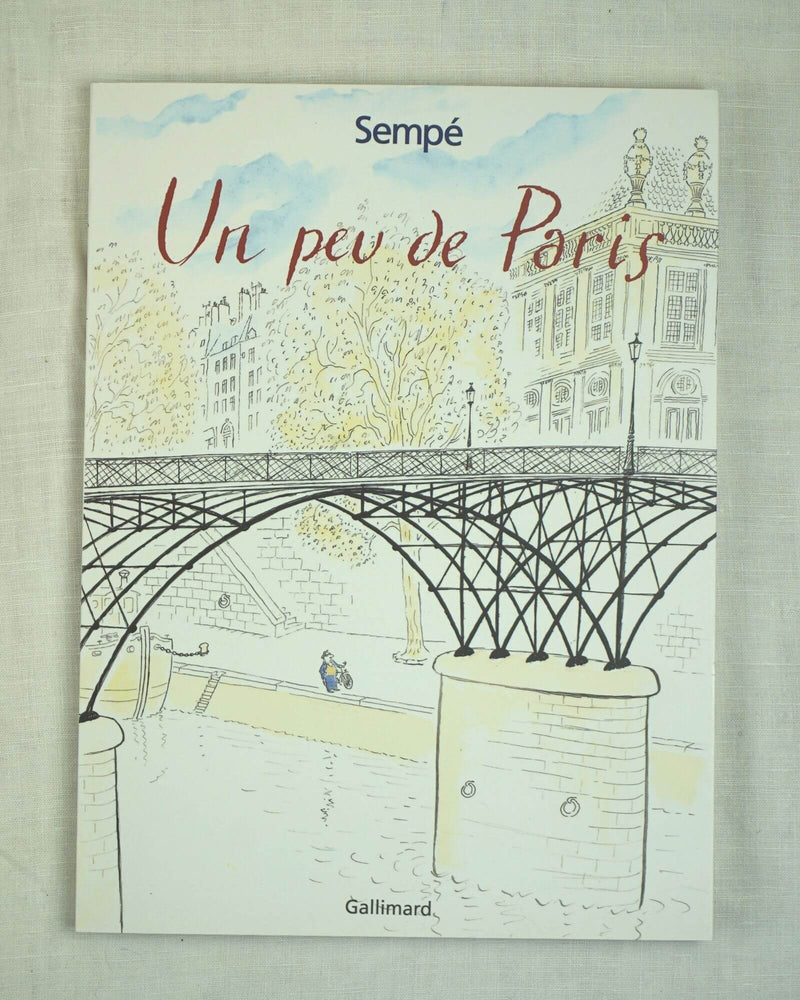 Libro de dibujos de Sempé "Un peu de Paris" - para viajar