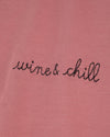 Playera con bordado "Wine & Chill" de Maison Labiche - para Ella