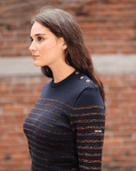 Suéter marinero con lurex de Saint James - para Ella