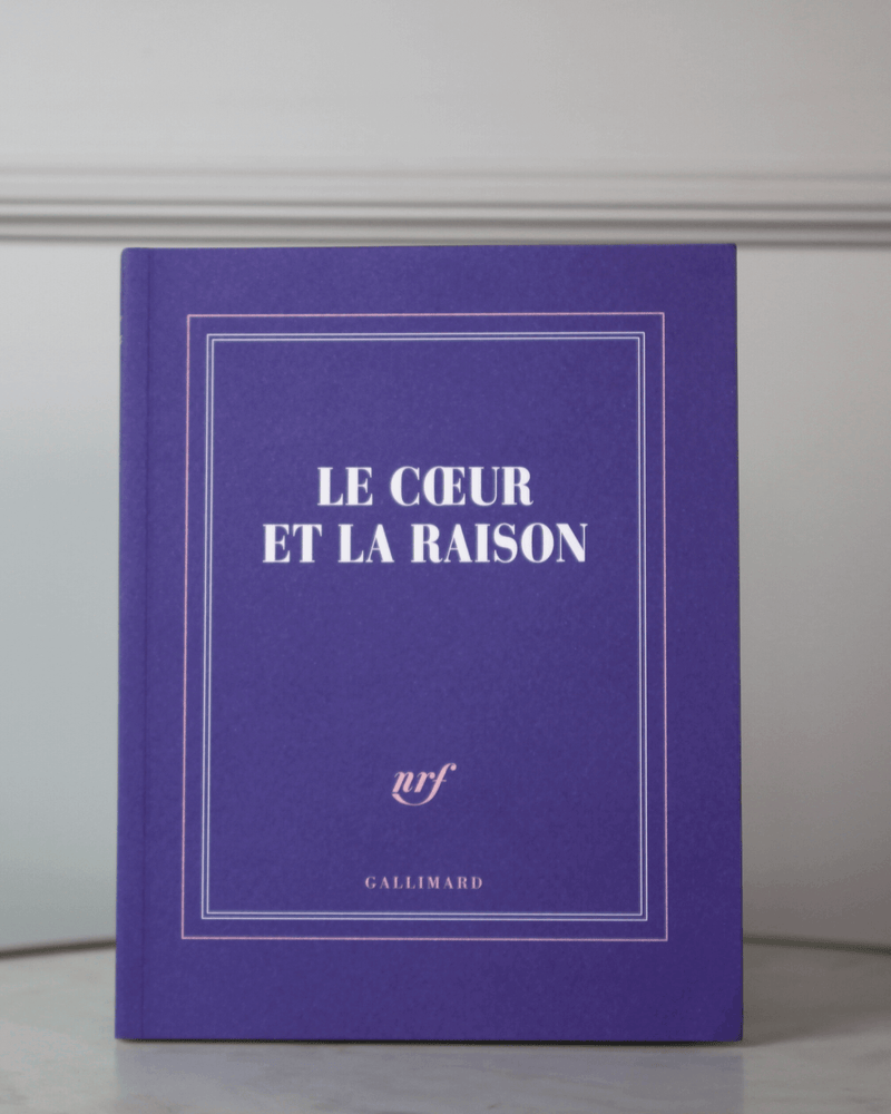 Cuaderno "Le cœur et la raison" - para escribir
