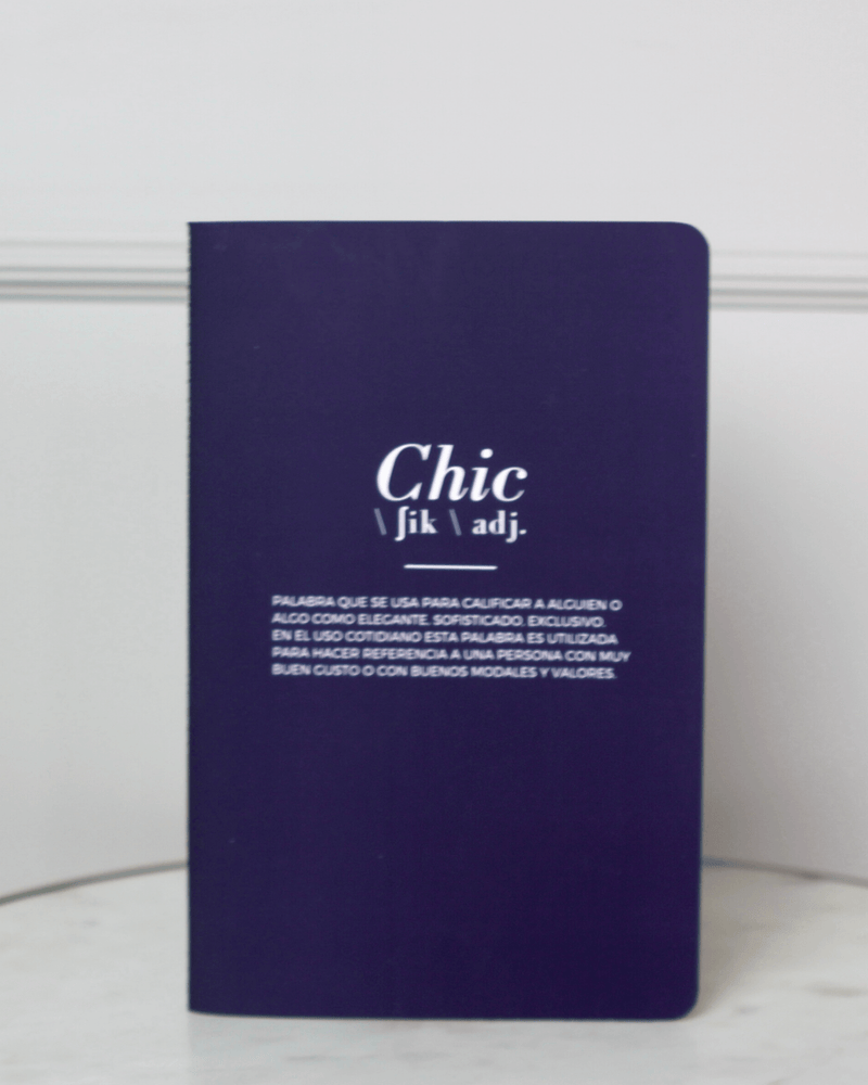 Cuaderno "Chic" - para escribir
